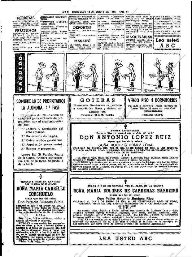 ABC SEVILLA 13-01-1982 página 52