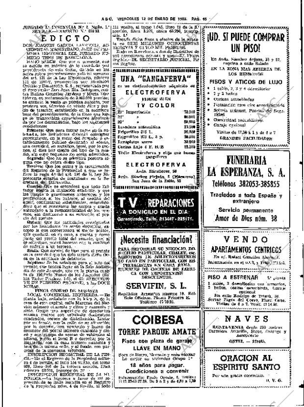 ABC SEVILLA 13-01-1982 página 53