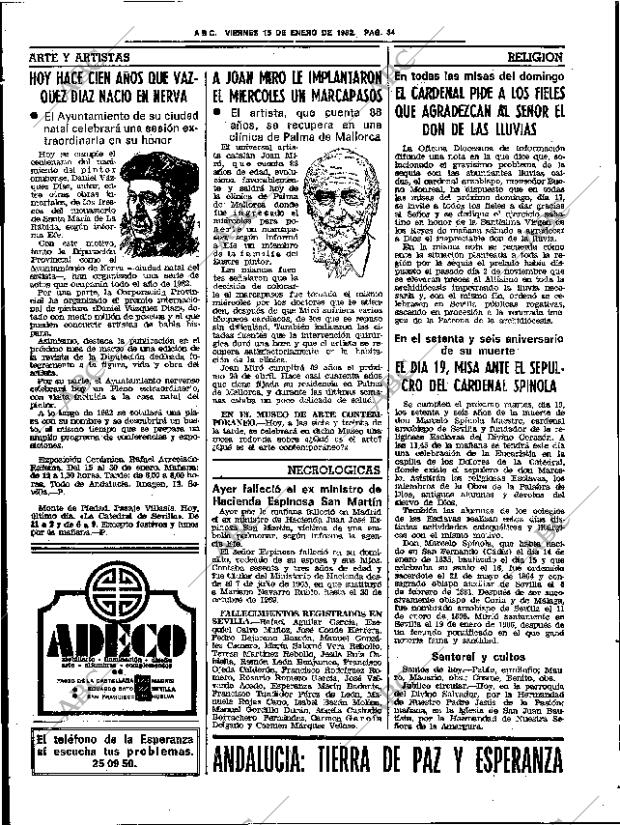 ABC SEVILLA 15-01-1982 página 42