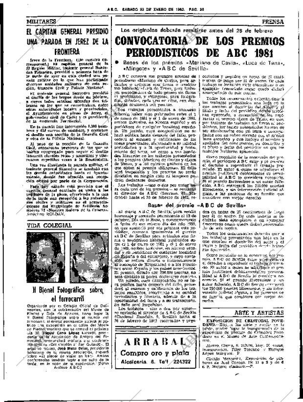 ABC SEVILLA 23-01-1982 página 49