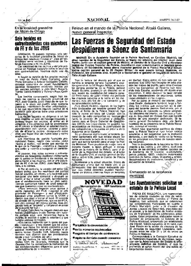 ABC MADRID 26-01-1982 página 22