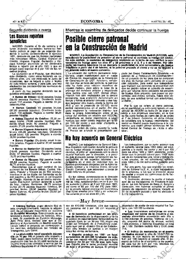 ABC MADRID 26-01-1982 página 52