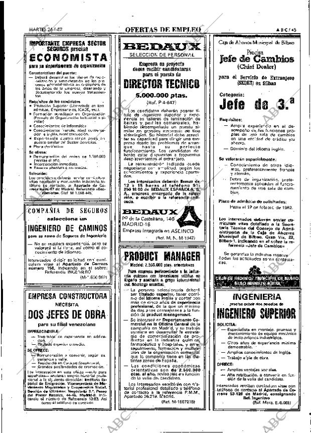 ABC MADRID 26-01-1982 página 57