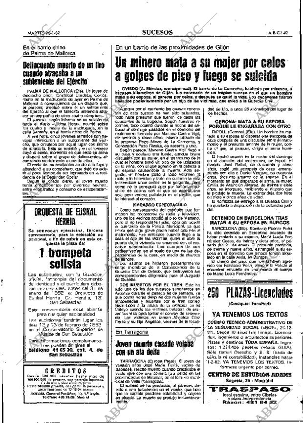 ABC MADRID 26-01-1982 página 61