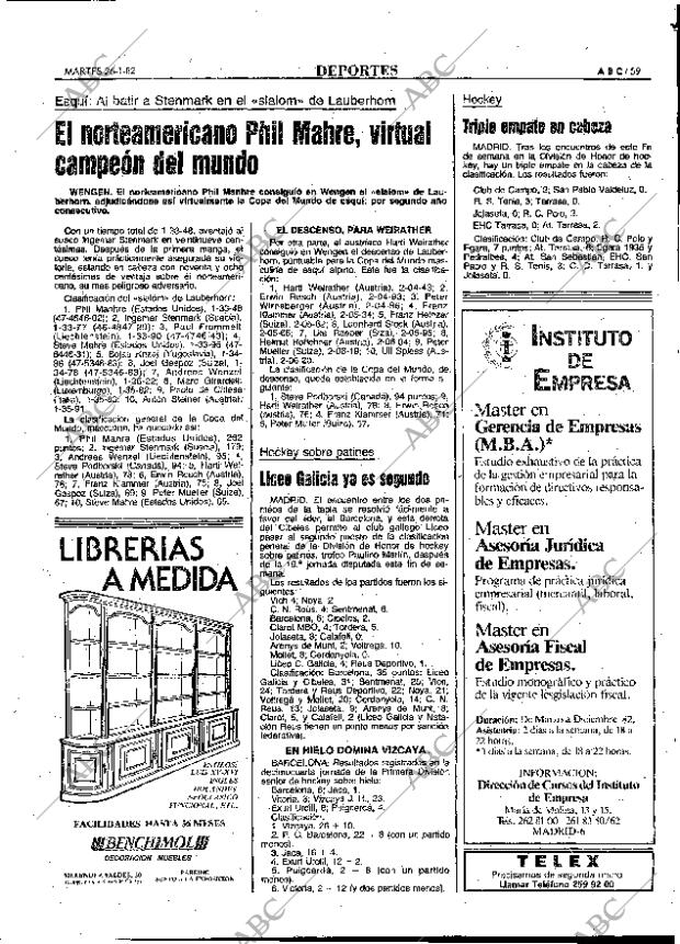 ABC MADRID 26-01-1982 página 71