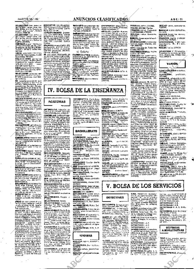 ABC MADRID 26-01-1982 página 93