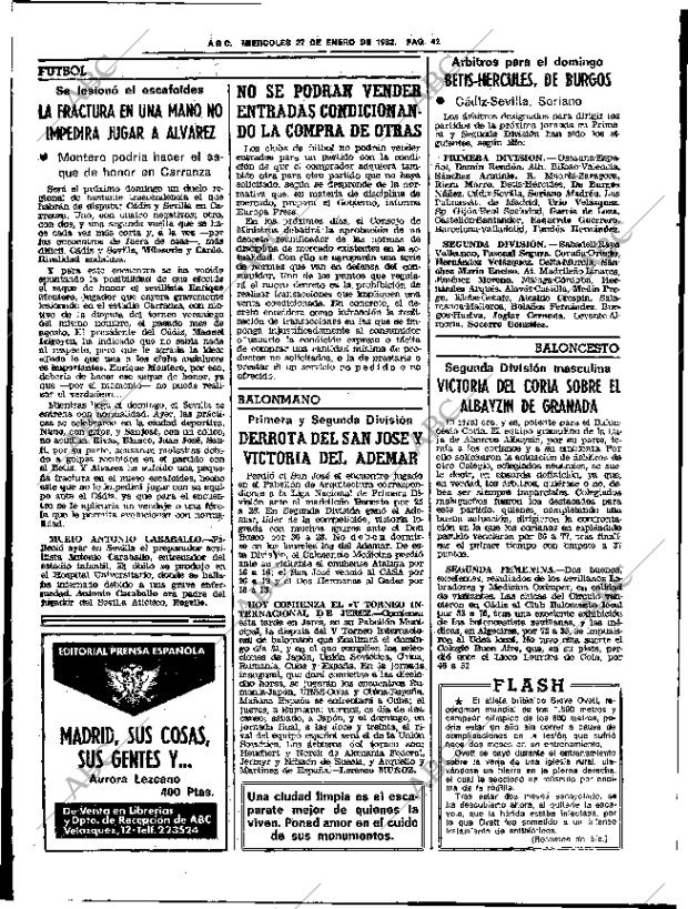 ABC SEVILLA 27-01-1982 página 50