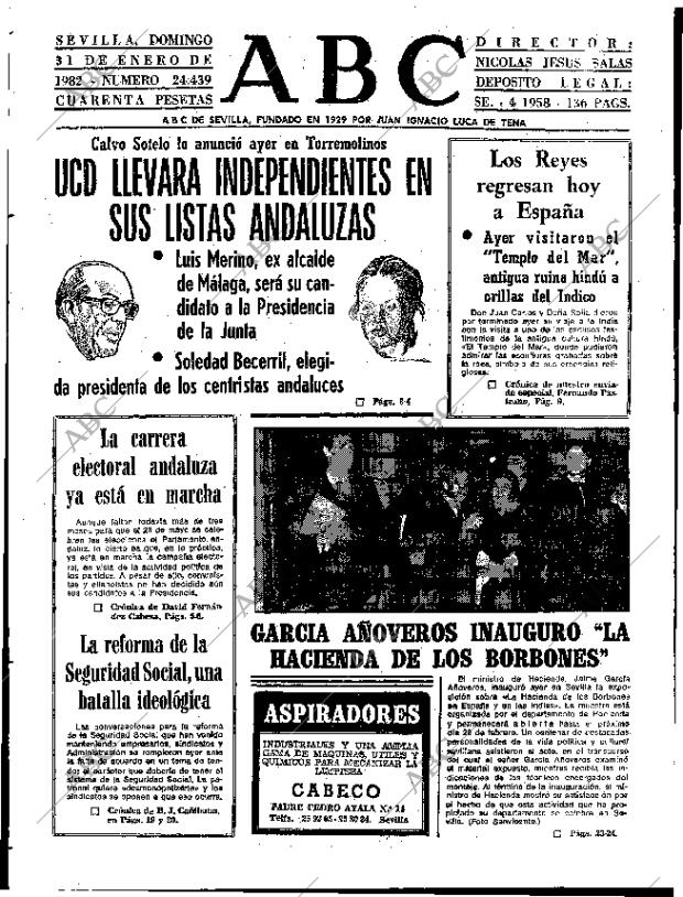 ABC SEVILLA 31-01-1982 página 13