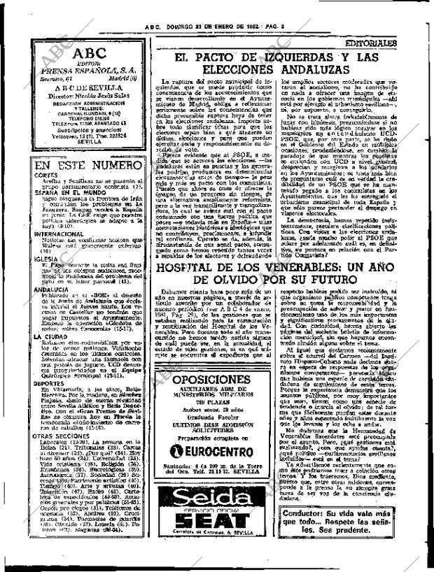 ABC SEVILLA 31-01-1982 página 14