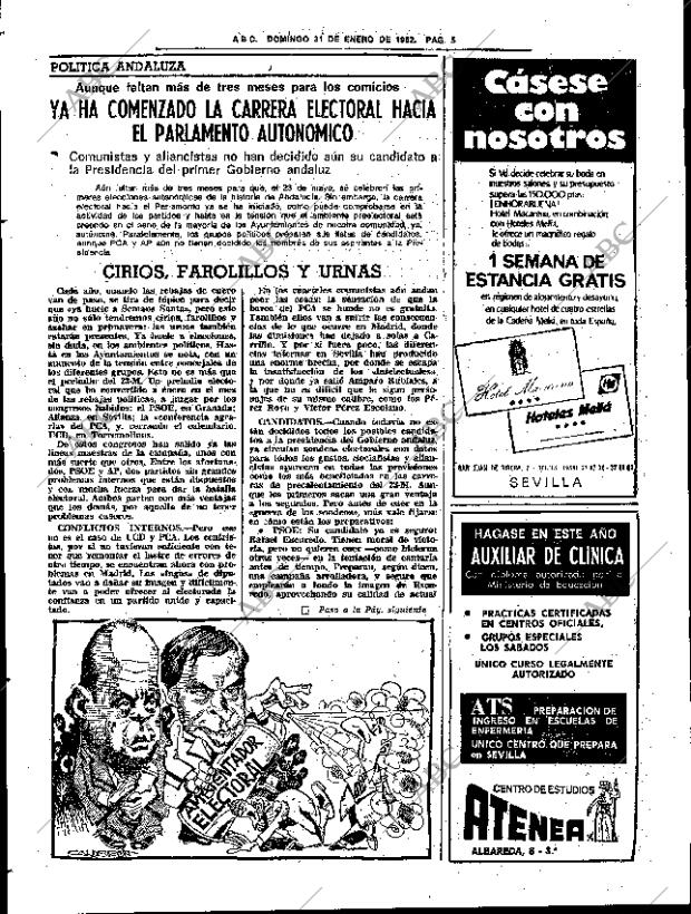 ABC SEVILLA 31-01-1982 página 17