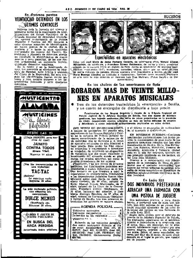 ABC SEVILLA 31-01-1982 página 38