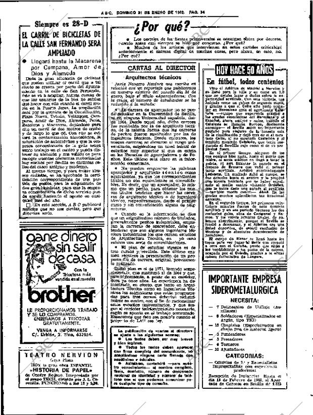 ABC SEVILLA 31-01-1982 página 46