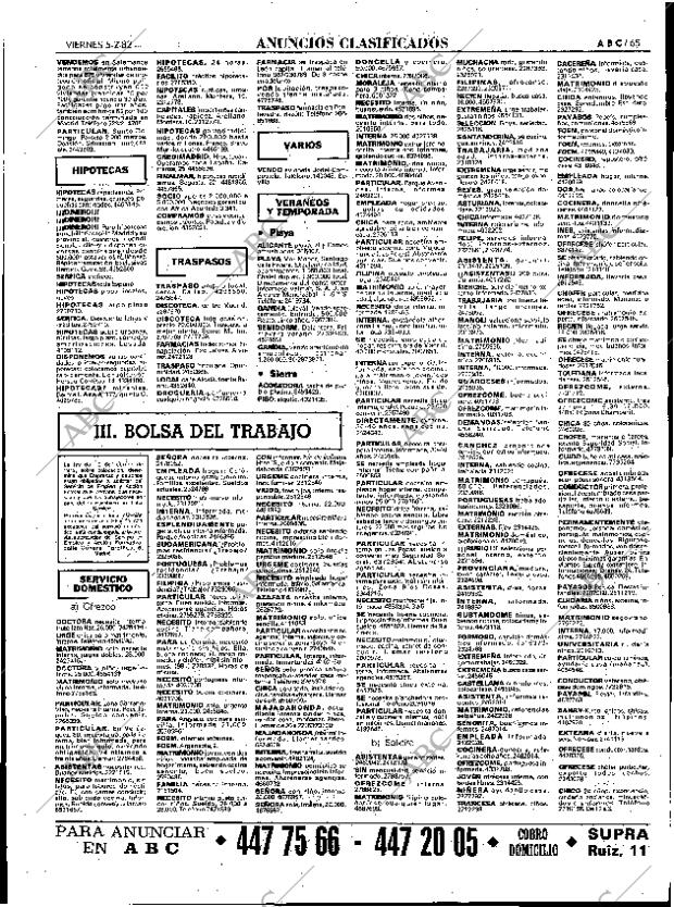 ABC MADRID 05-02-1982 página 73