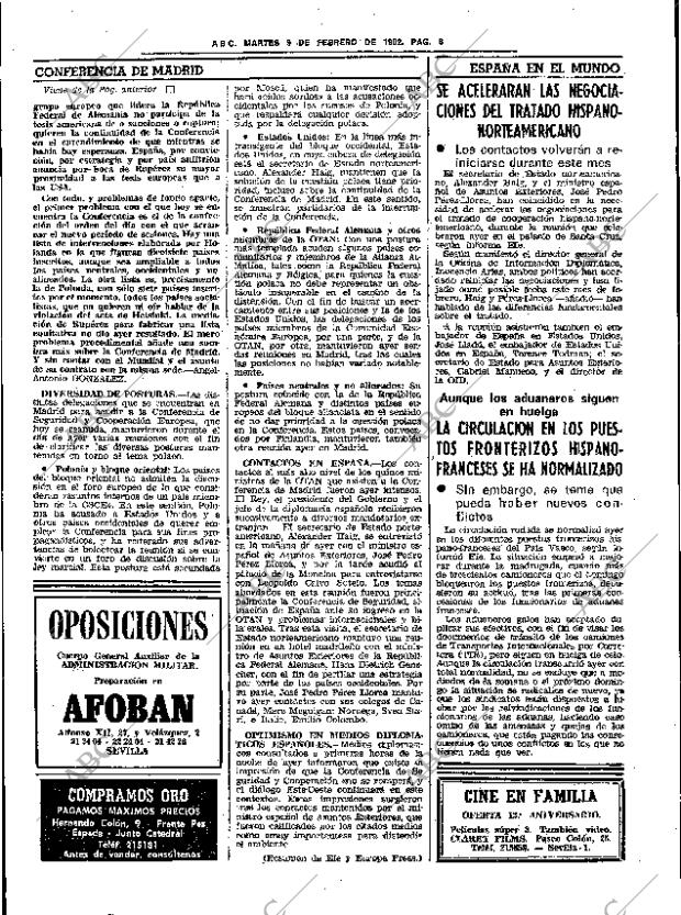 ABC SEVILLA 09-02-1982 página 22