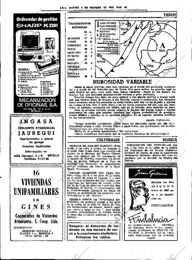 ABC SEVILLA 09-02-1982 página 58