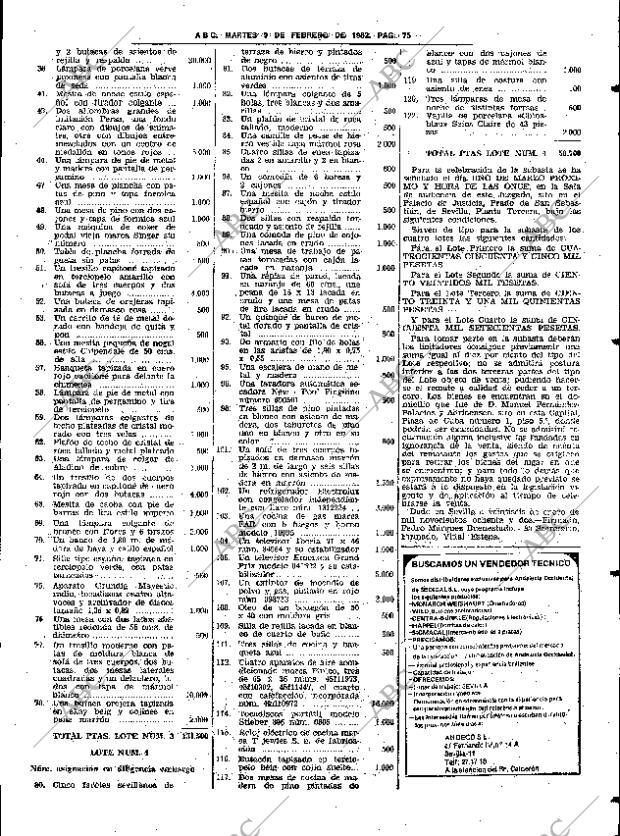 ABC SEVILLA 09-02-1982 página 91