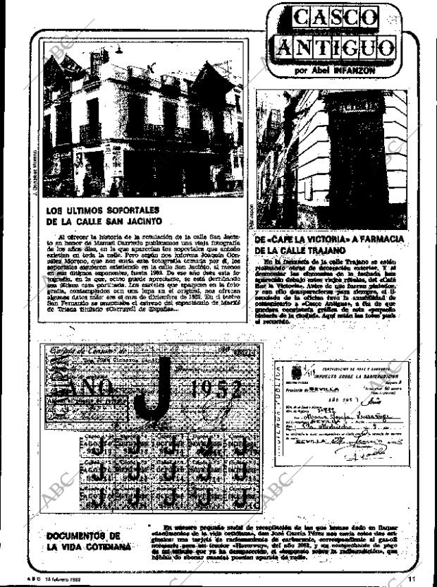 ABC SEVILLA 13-02-1982 página 11