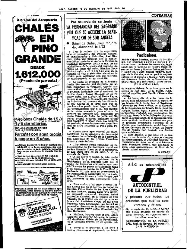 ABC SEVILLA 13-02-1982 página 38