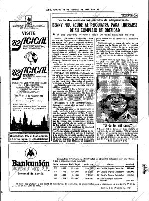 ABC SEVILLA 13-02-1982 página 54