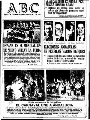 ABC SEVILLA 14-02-1982 página 1