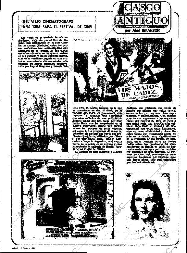 ABC SEVILLA 14-02-1982 página 13