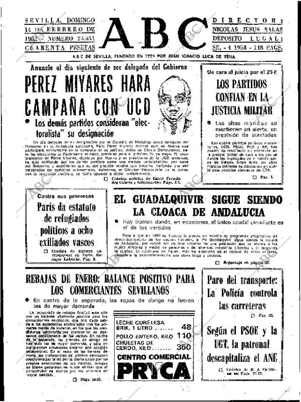 ABC SEVILLA 14-02-1982 página 15