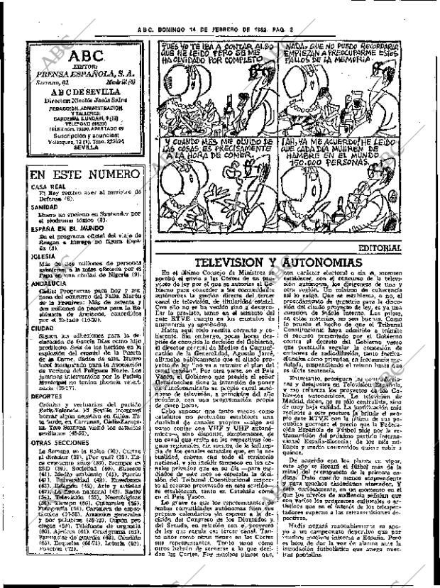 ABC SEVILLA 14-02-1982 página 16