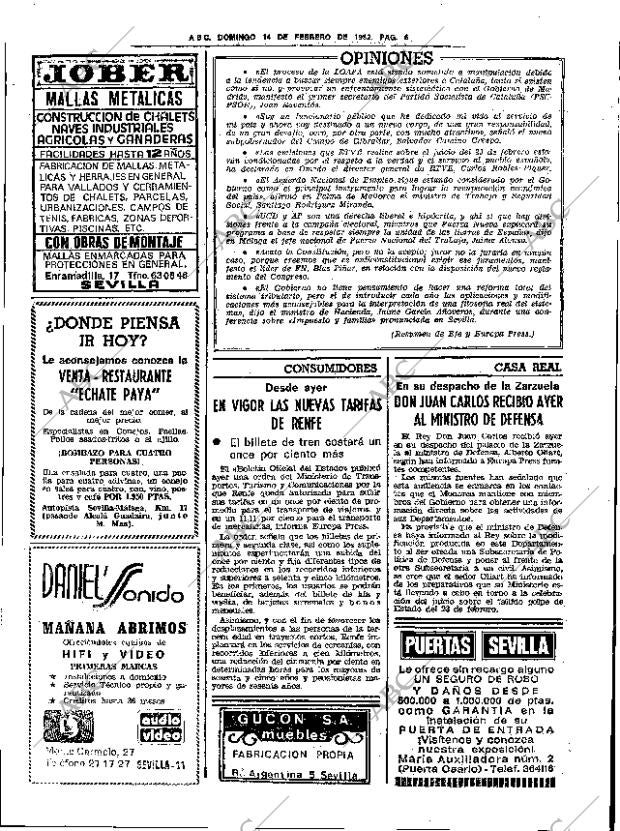ABC SEVILLA 14-02-1982 página 20