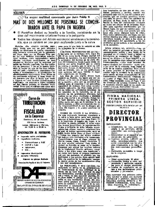 ABC SEVILLA 14-02-1982 página 23