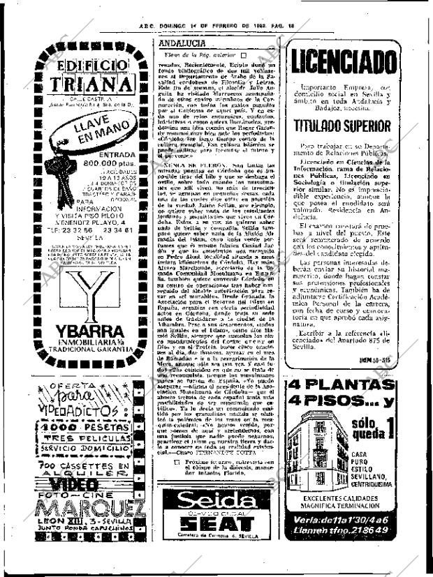 ABC SEVILLA 14-02-1982 página 32
