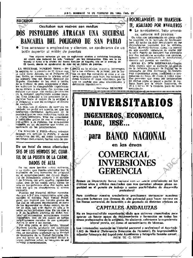 ABC SEVILLA 14-02-1982 página 43