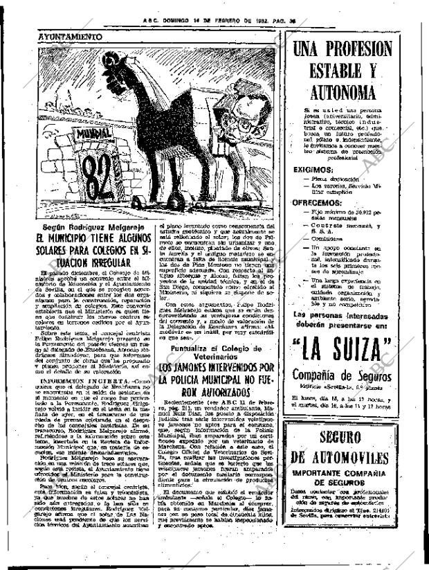 ABC SEVILLA 14-02-1982 página 49
