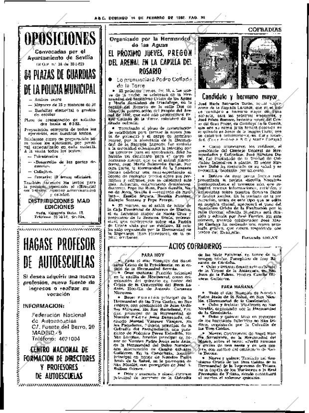 ABC SEVILLA 14-02-1982 página 50