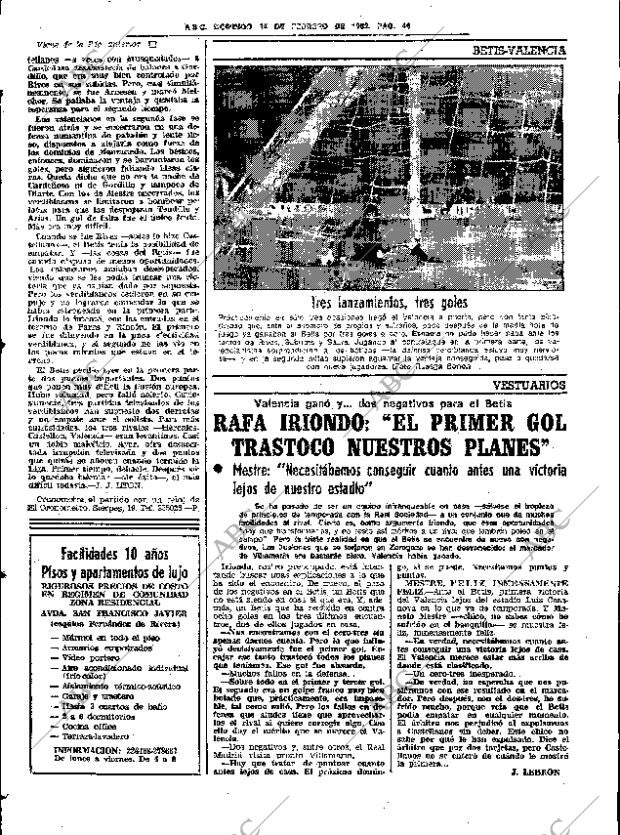 ABC SEVILLA 14-02-1982 página 60