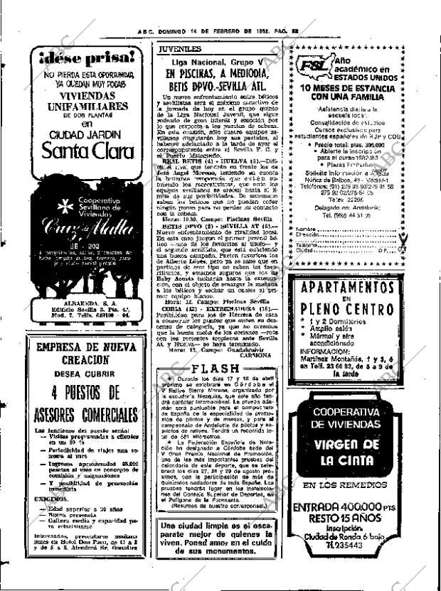ABC SEVILLA 14-02-1982 página 66