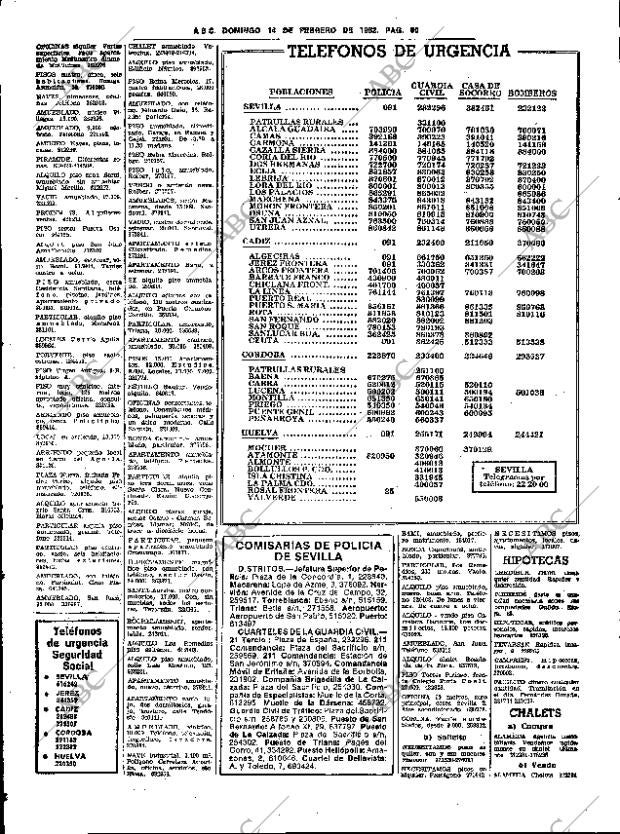 ABC SEVILLA 14-02-1982 página 74