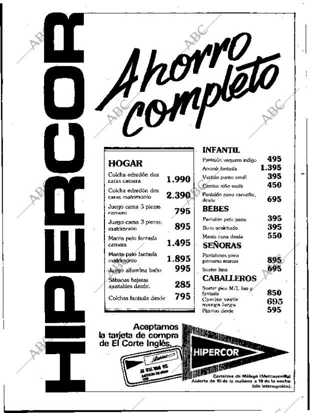 ABC SEVILLA 14-02-1982 página 89