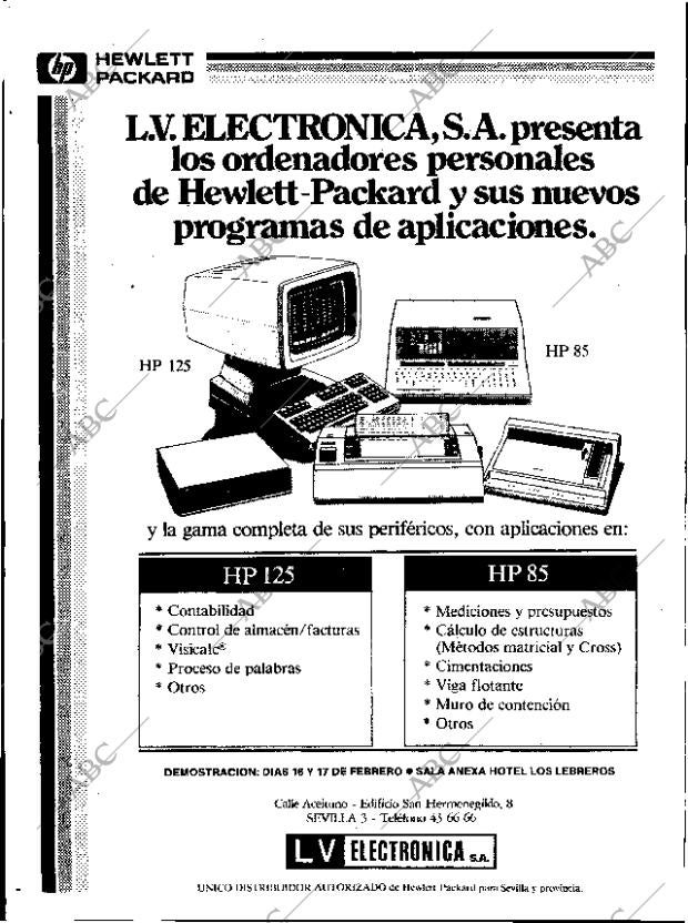 ABC SEVILLA 14-02-1982 página 92