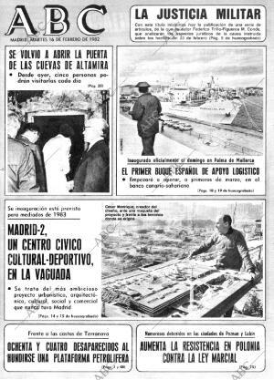 ABC MADRID 16-02-1982 página 1