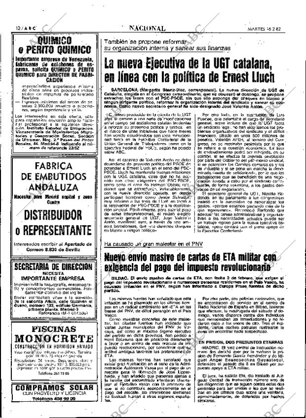 ABC MADRID 16-02-1982 página 24