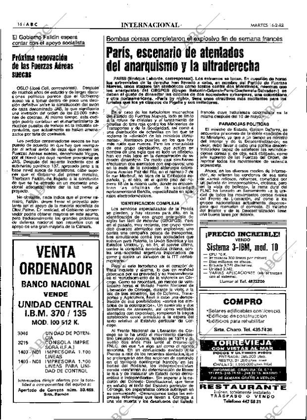 ABC MADRID 16-02-1982 página 28