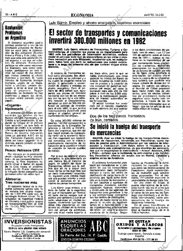 ABC MADRID 16-02-1982 página 50