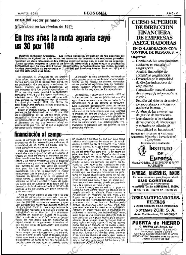 ABC MADRID 16-02-1982 página 53