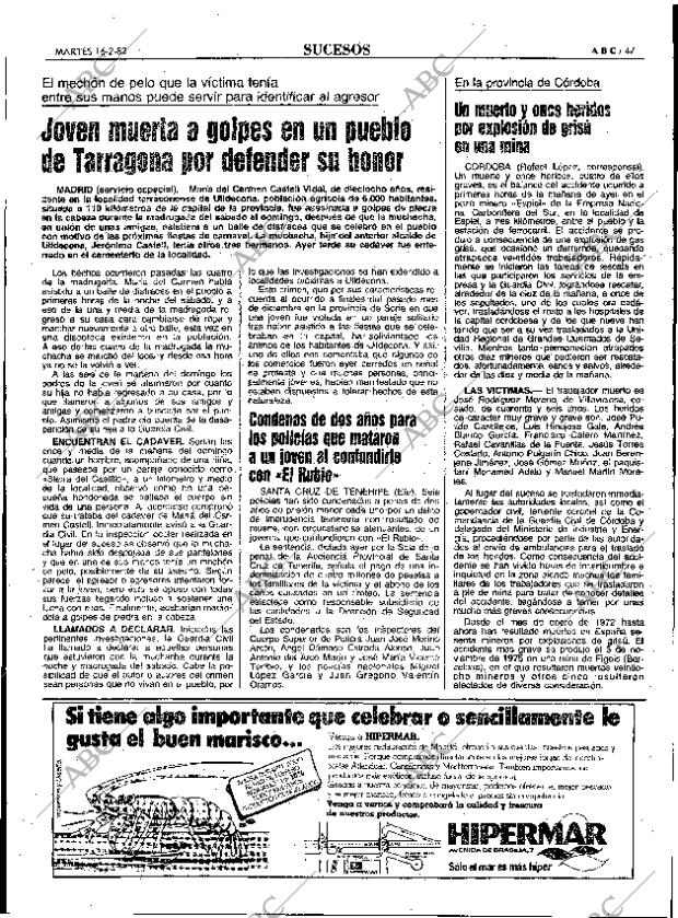 ABC MADRID 16-02-1982 página 59