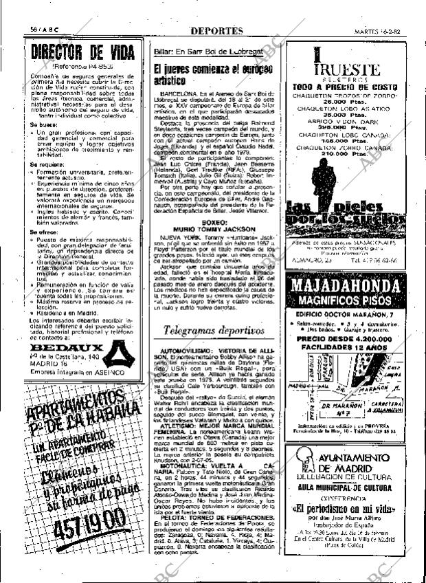 ABC MADRID 16-02-1982 página 70
