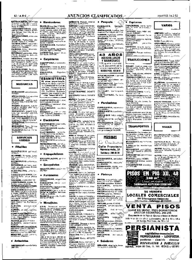 ABC MADRID 16-02-1982 página 94