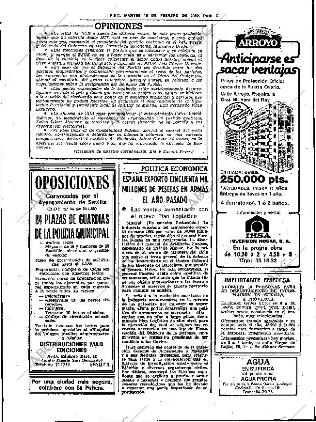 ABC SEVILLA 16-02-1982 página 21