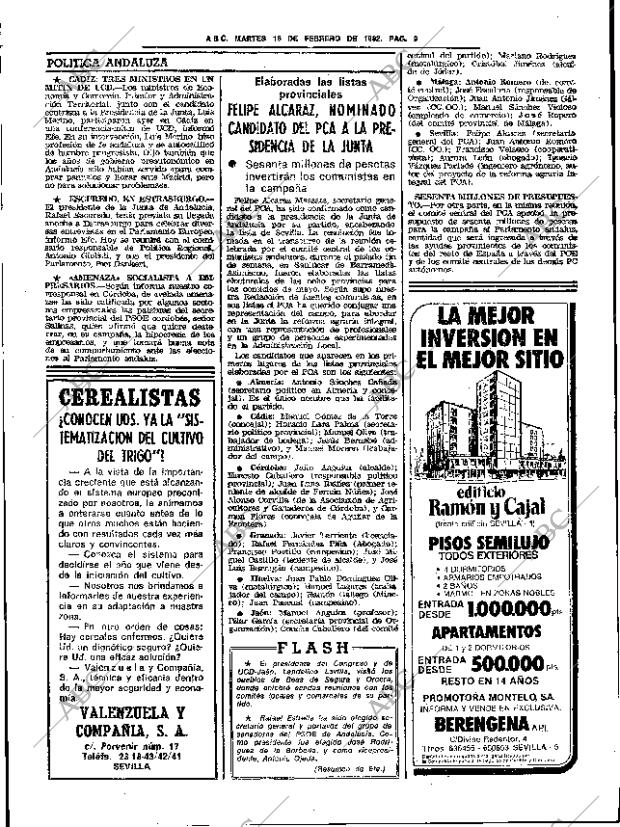 ABC SEVILLA 16-02-1982 página 25