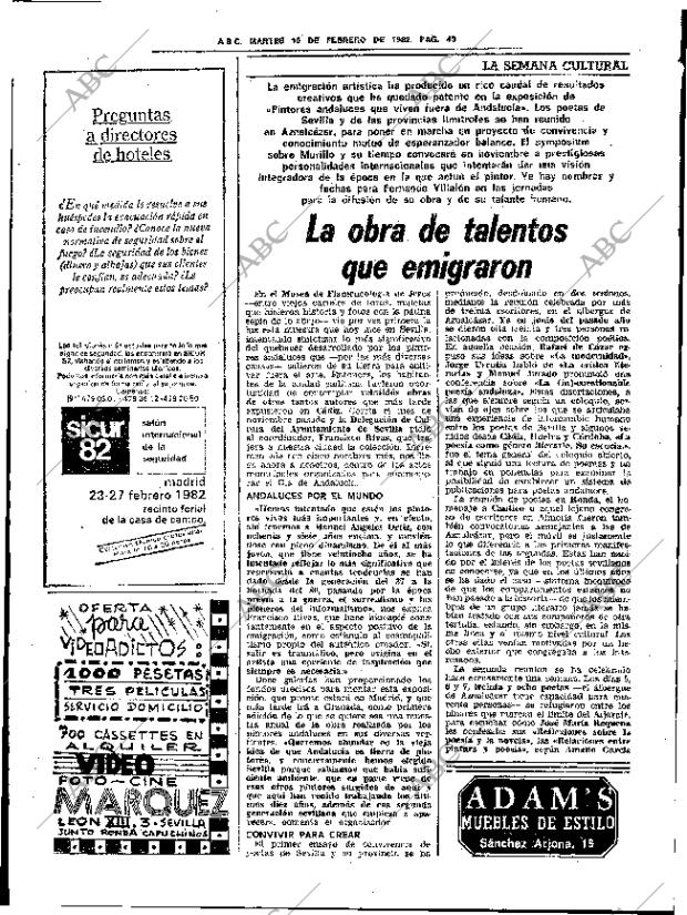 ABC SEVILLA 16-02-1982 página 56