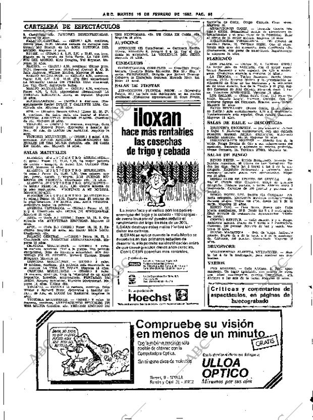ABC SEVILLA 16-02-1982 página 81